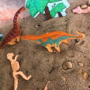 Dinosaur  Land Sensory Play Set ( ( 17 pieces)